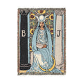 The High Priestess Woven Blanket | Tapestry Throw